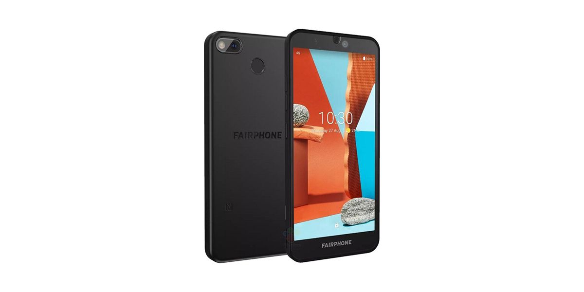 Fairphone 3+ leaked render featured