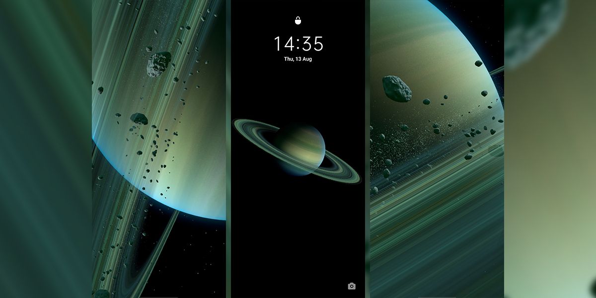 Download MIUI 12 Super Saturn Wallpapers from the Xiaomi Mi 10 Ultra