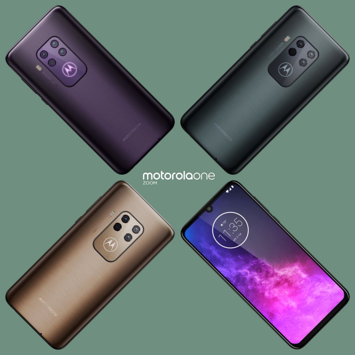 Motorola One Zoom colors
