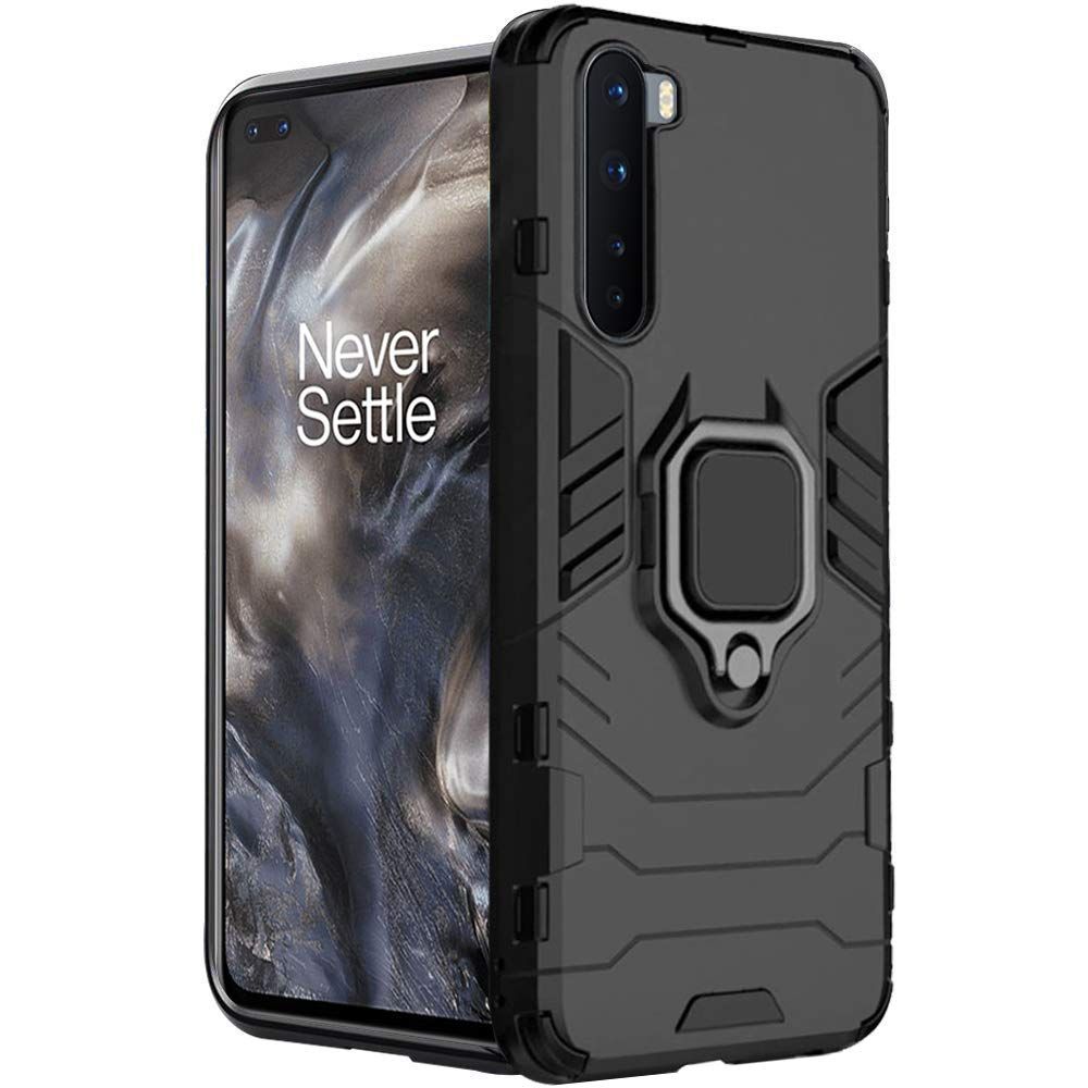 This case comes with a tough armor setup with a few nice extras. The case includes a magnetic holder built-in, as well as a holding ring that also doubles up as a kickstand.