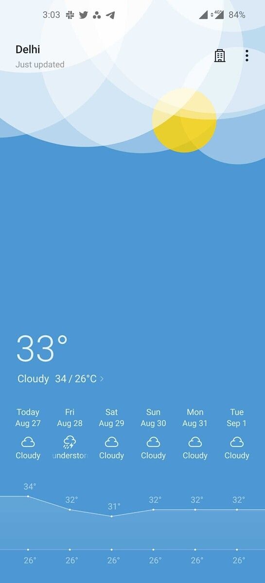 Redesigned OnePlus Weather app begins rolling out on Play Store beta