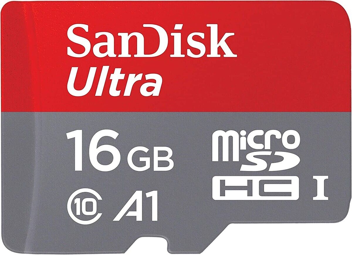 Want a microSD card... just to have one? The SanDisk Ultra 16GB can hold a small collection of data, and you can stick it in your phone if you really need it.