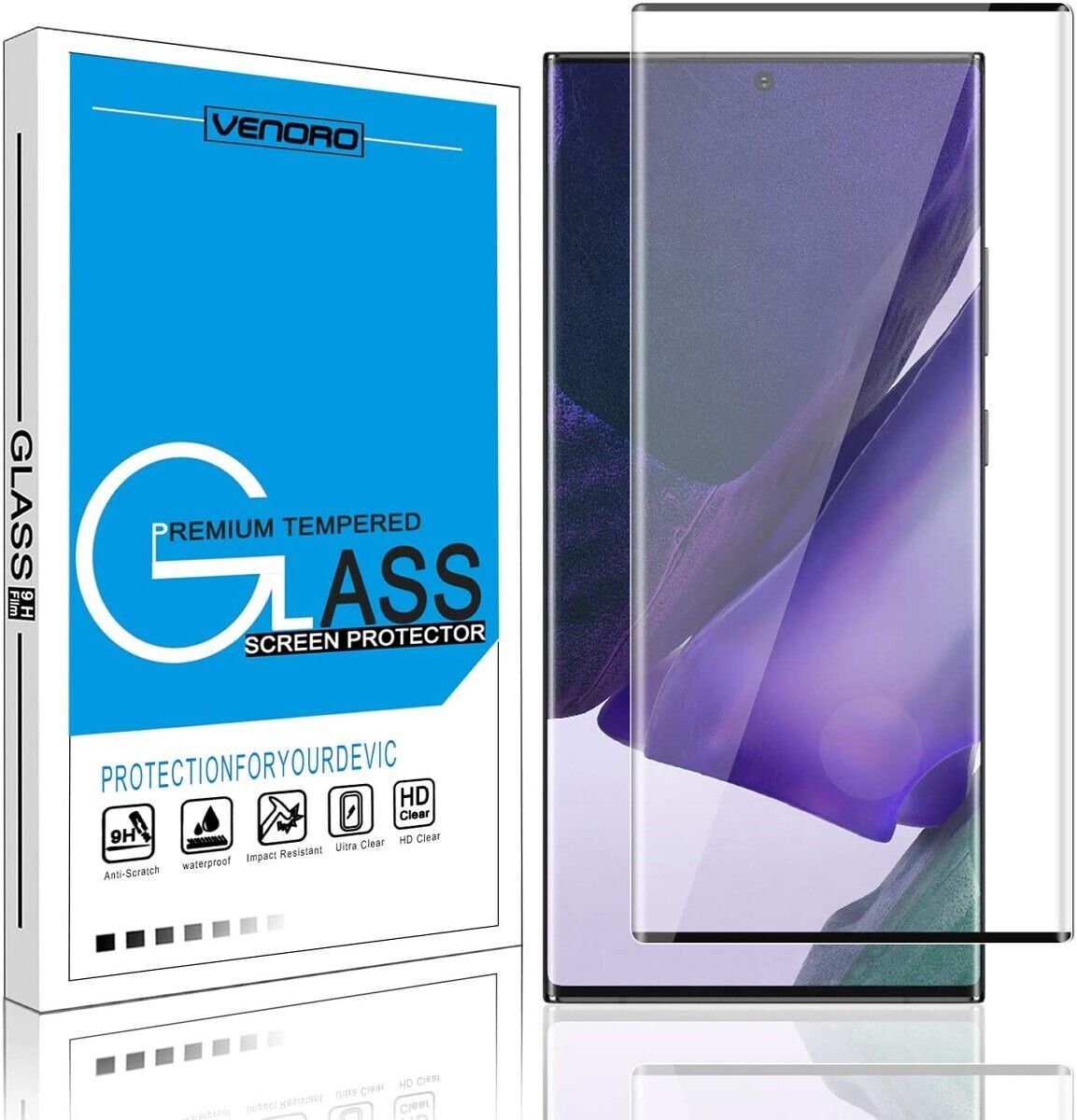 Venoro are a reputable brand, and this tempered glass screen protector should protect your Galaxy Note 20 Ultra nicely. It has an oleophobic coating too, so it won't feel different to your normal screen.