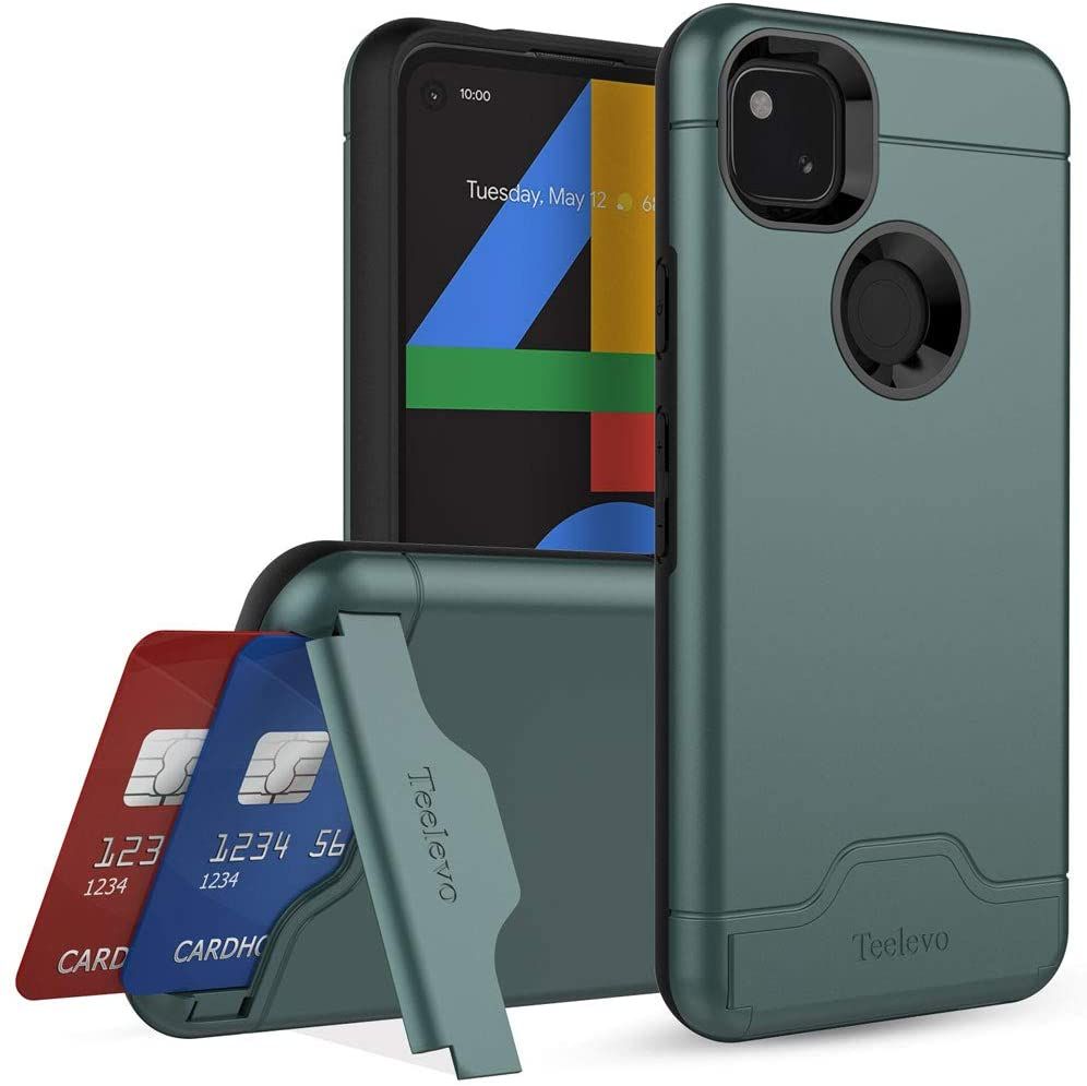 If you want an easy way to store an ID and credit card, you can pick up Teelevo's case. A hidden card slow (that doubles as a kickstand) will securely hold two cards without you having to worry about them sliding out.