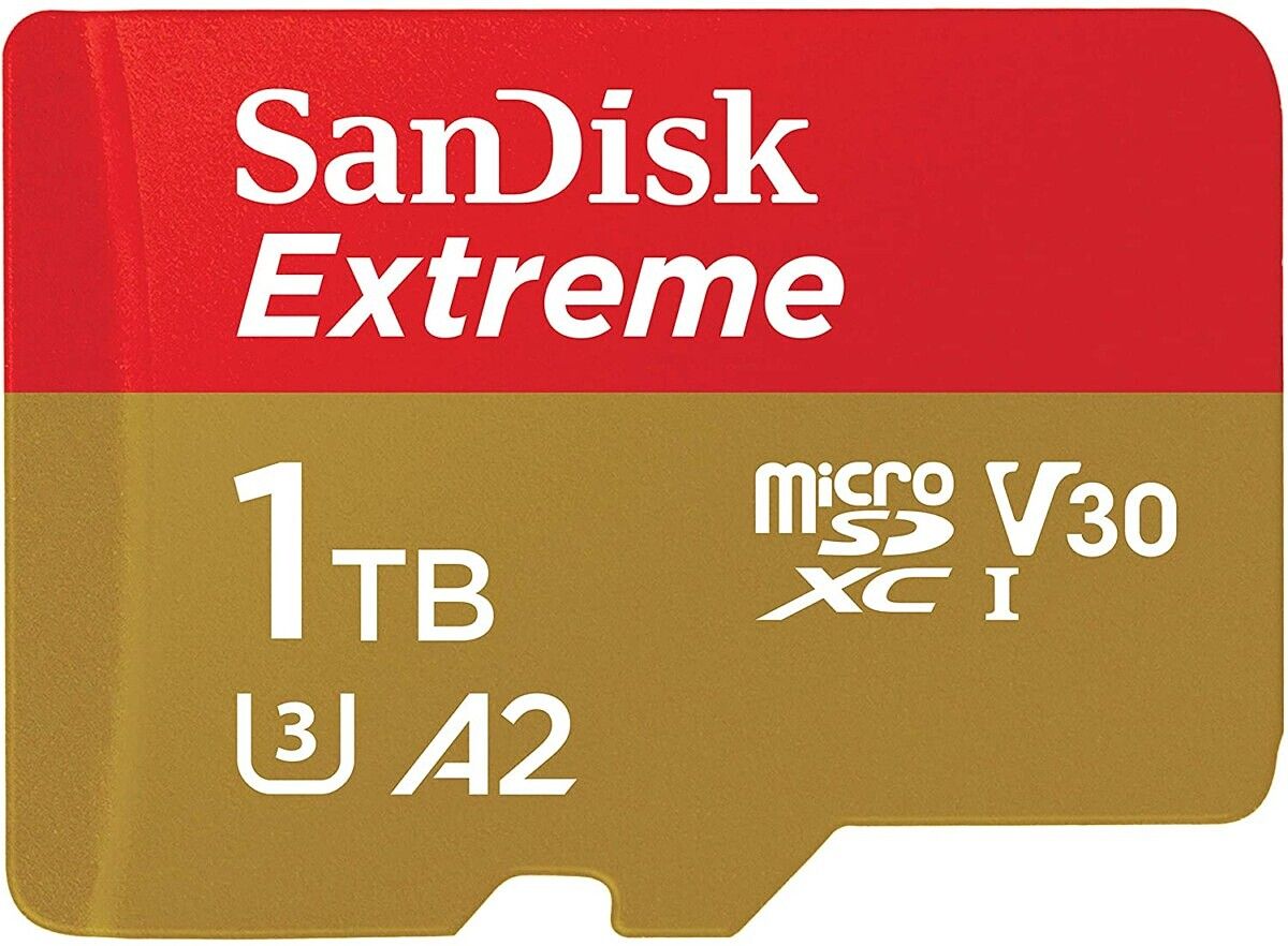 Tired of searching for the perfect Micro SD card? Your search is over. With 1TB of space and 160 MB/s read speeds, the SanDisk 1TB Extreme microSDXC is the one of the best cards you can get for your phone or Switch.