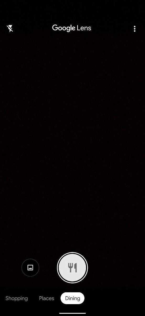 Google Lens tests a new design with easier access to the gallery