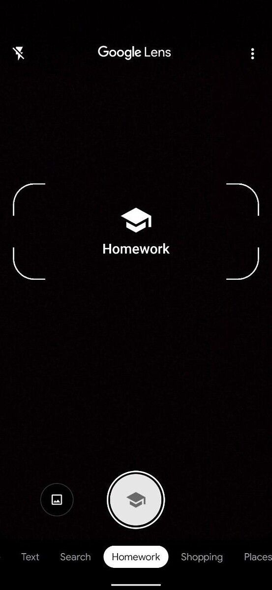 Google Lens tests a new design with easier access to the gallery