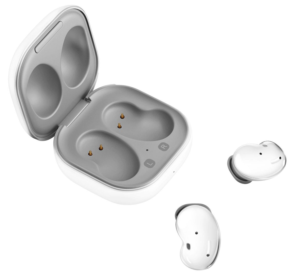 The Galaxy Buds Live are Samsung's previous-generation ANC earbuds with a bean-shaped design.