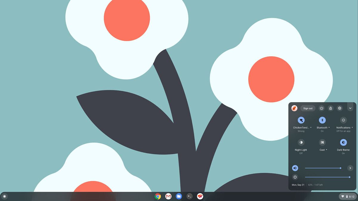 Google is adding a light/dark theme toggle for Chromebooks