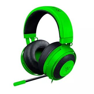 With immersive audio and a mic that'll cancel out background noises, the Razer Kraken headset is a good investment. I just hope you like green!