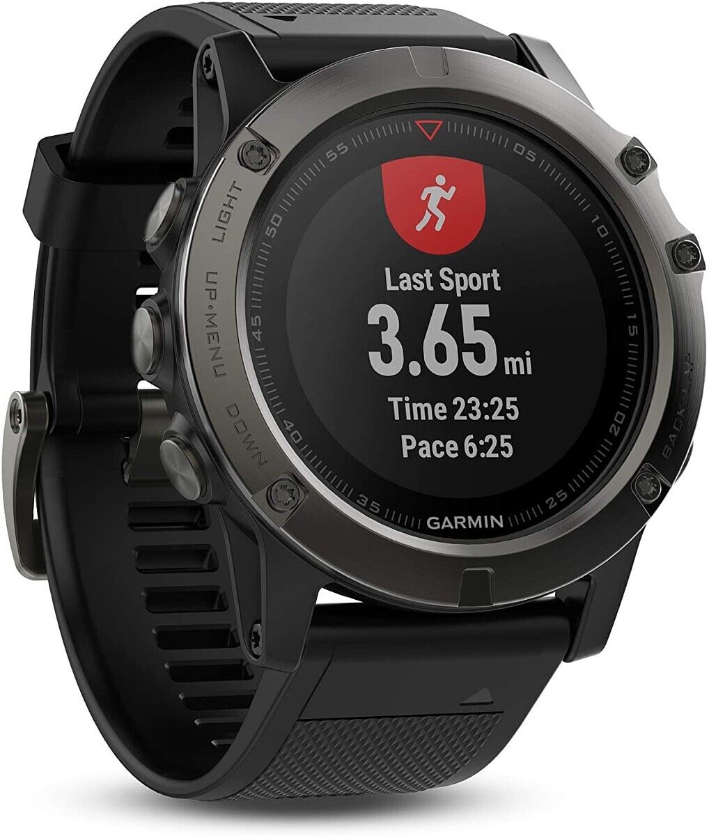Smartwatches are just as varied as smartphones are, which makes picking the right one for your needs sometimes difficult. The Garmin Fenix 5X Sapphire is a fitness-focused smartwatch that'll automatically track the most common workouts, and you can get it for $410 at Amazon.
