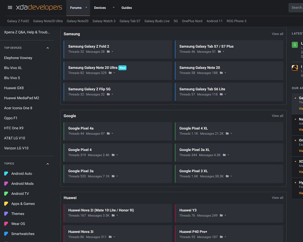 Forum xda developer