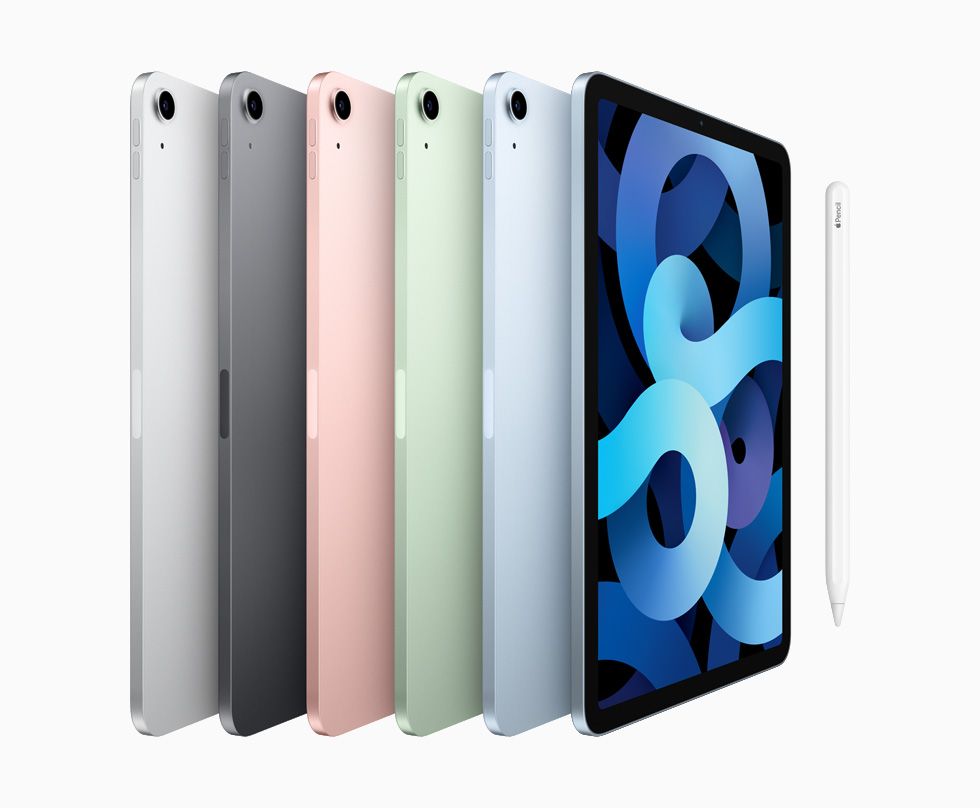 Apple's iPad Air 2020 comes in multiple colors.