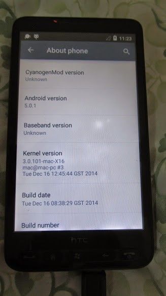 HTC HD2 CyanogenMod