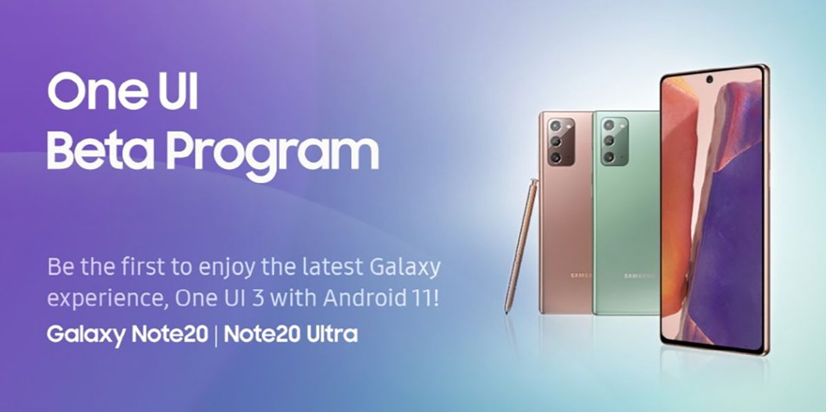 One UI 3.0 beta program Galaxy Note 20 series
