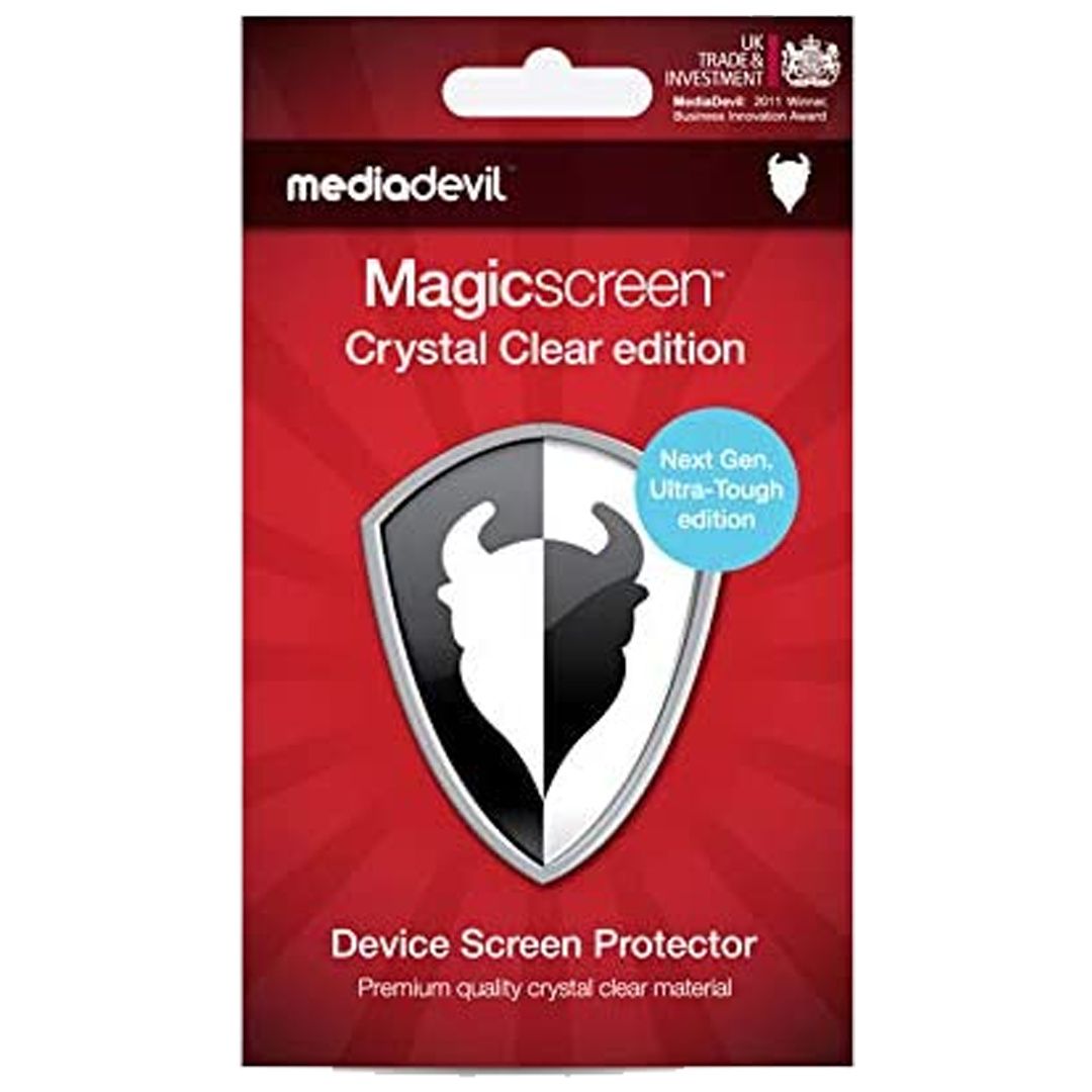 Most screen protectors listed on Amazon are tempered glass, but MediaDevil offers a no-glass thin alternative that offers decent impact protection and hardness.