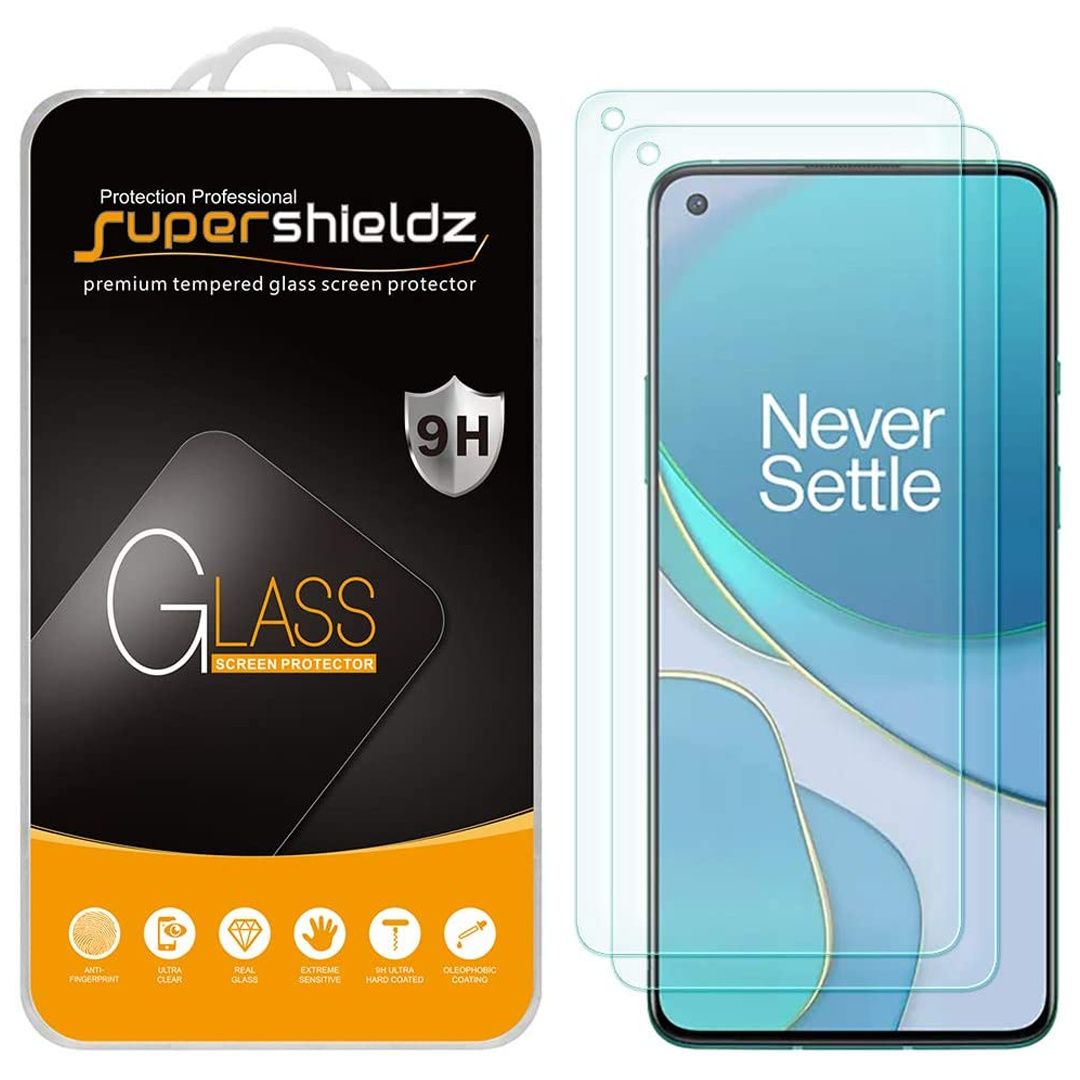 Supershieldz' offerings are decent as far as dirt-cheap screen protectors go, and they sell a two-pack of ultra-cheap tempered glass protectors for the OnePlus 8T.