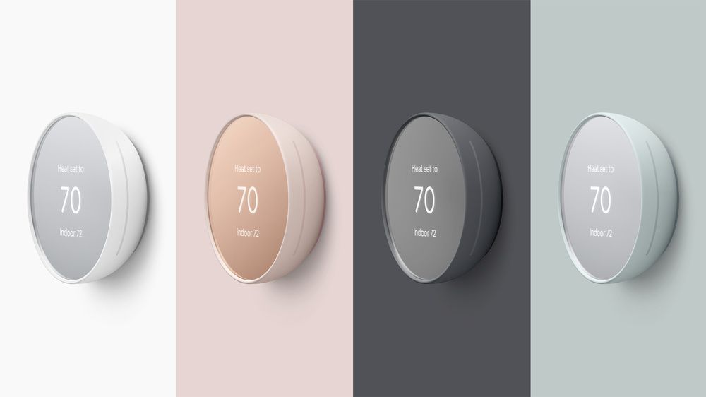 Google Nest Thermostat colors