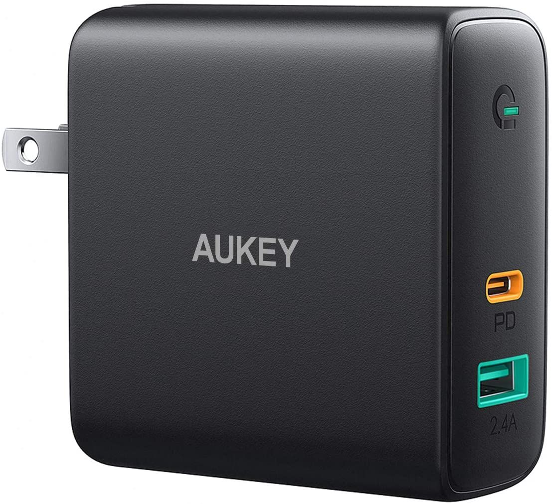Why waste your time with a lower quality wall charger? By clipping the coupon and using code <strong>ERY42D7T</strong> at checkout, you can grab Aukey's 60W wall charger for just $19. The code expires today, though, so don't wait!