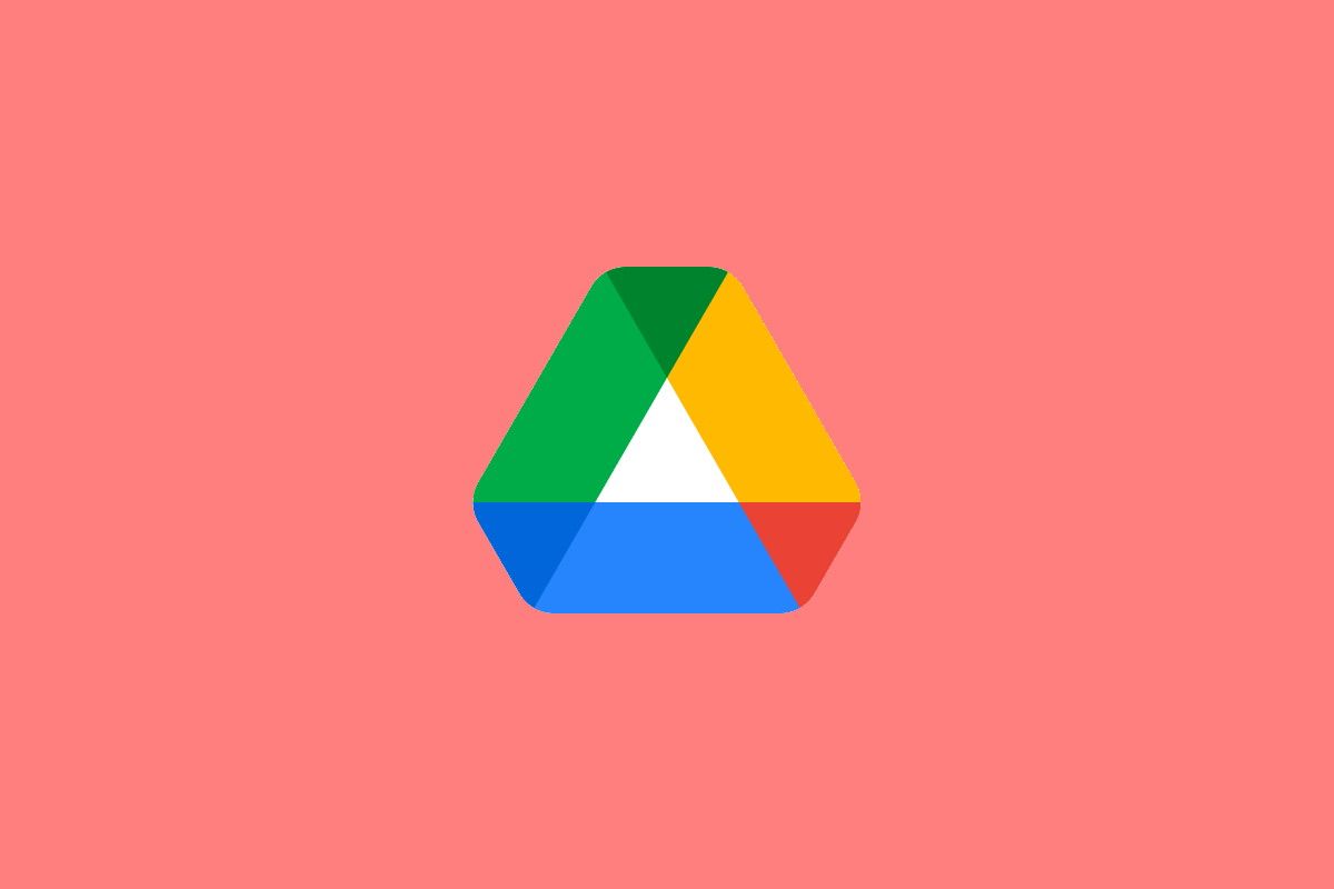 Google Drive logo on pink background