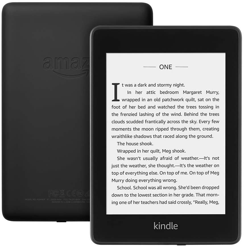 The Kindle Paperwhite provides a 6-inch e-ink panel with a 300 ppi pixel density, and also comes with waterproofing for a rugged reading experience whenever you go, which comes in handy when you consider the low $85 price point.