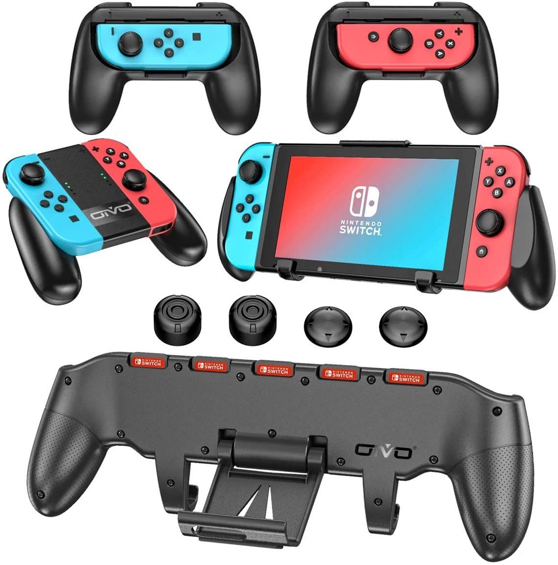 Why stop with just getting Switch Grips themselves? Get grips for the console, the Joy-Cons, and even the analog sticks! You'll certainly be ready to go after picking this bundle up.
