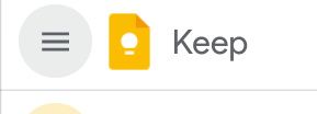 Logotipo de Google Keep 2020