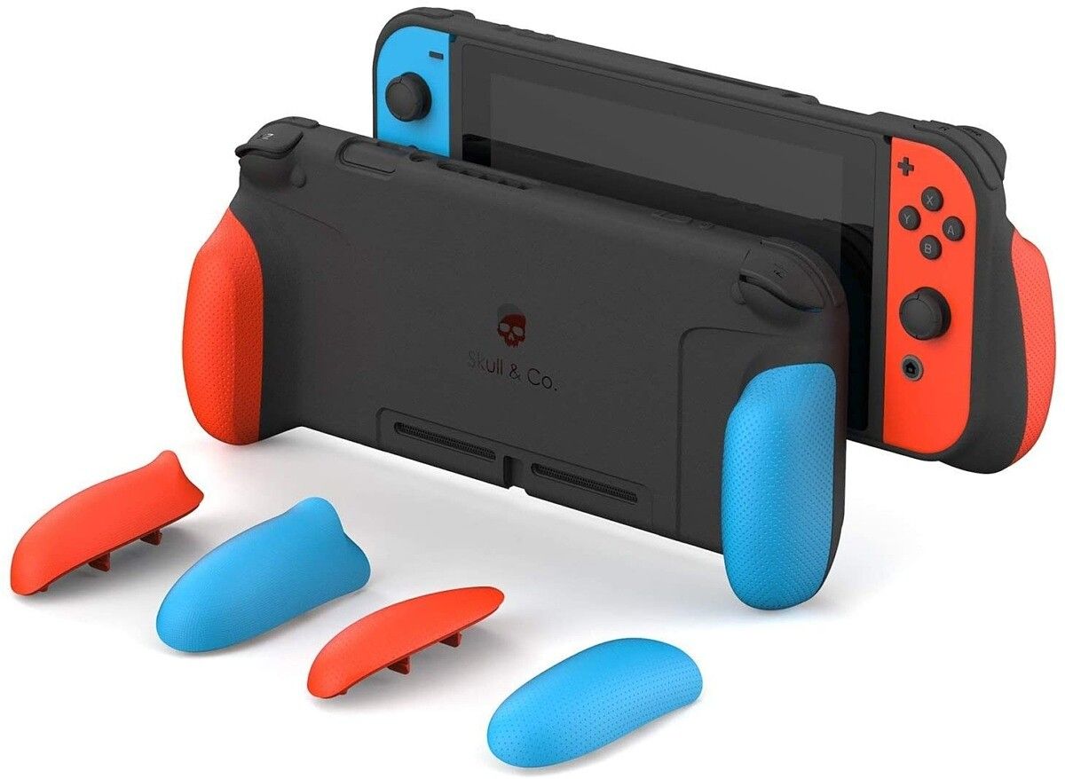 Who doesn't love a matching aesthetic? Skull & Co's Switch grip offering allows you to customize the back grips to match your Switch Joy-Cons. So you can hold it comfortably and not spoil your aesthetic, how neat!