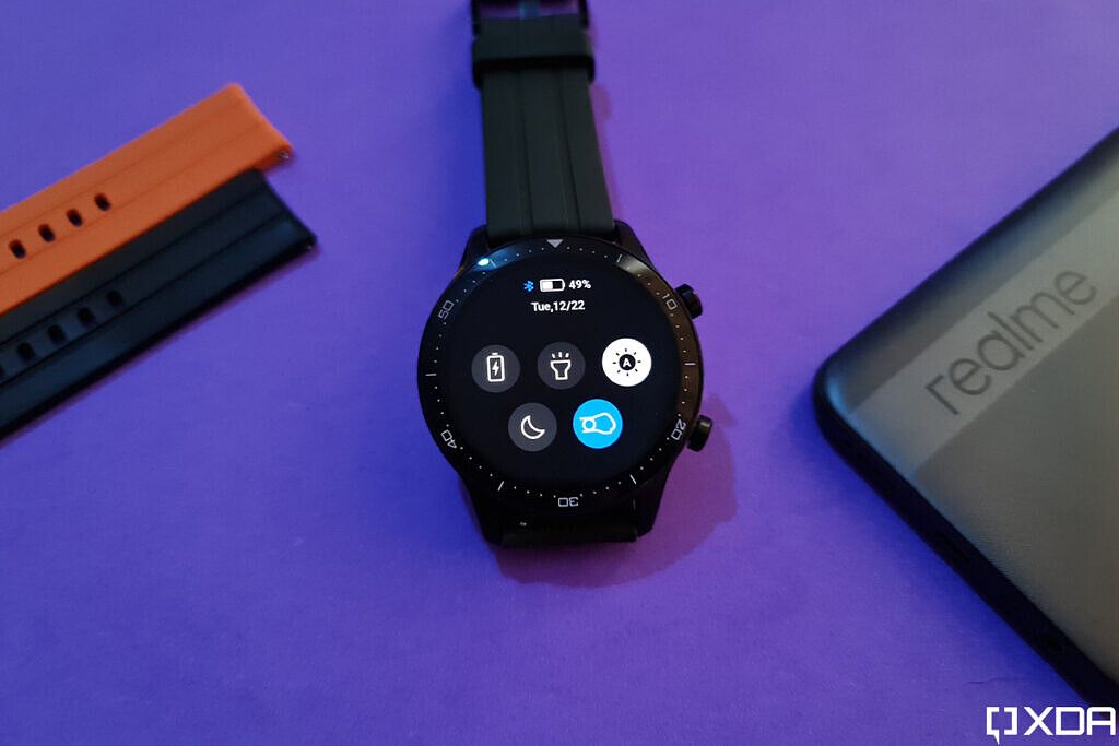Realme Watch S Pro quick settings tiles