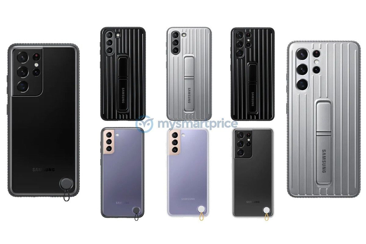 Samsung Galaxy S21 leaked case renders featured