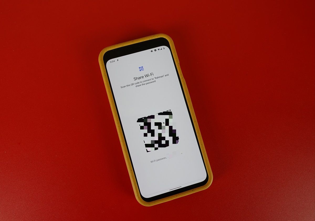 Share your WiFi password on Android with QR code
