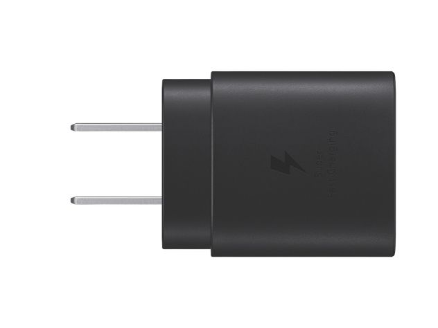 You can't go wrong with the official charging brick from Samsung.  It supports the full 25W charging speeds offered across the board on all Galaxy S21 devices, and will work great with the iPhone 12 series!