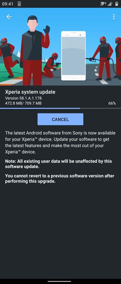 Sony Xperia 5 II Android 11 OTA