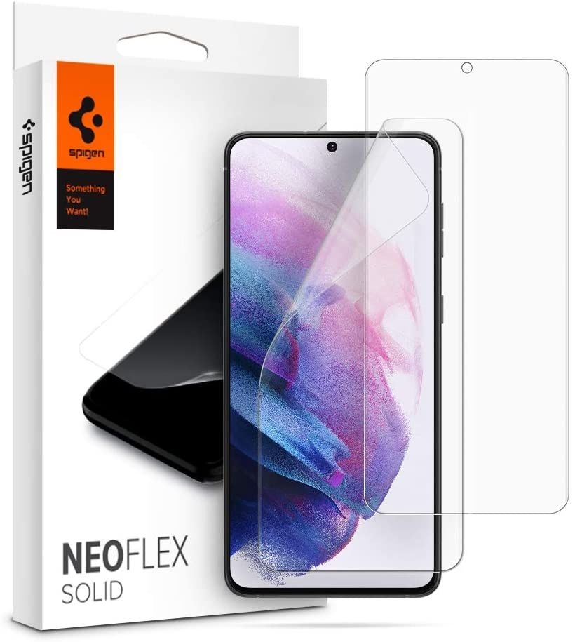 Another film protector option, Spigen's NeoFlex Protector will give your Galaxy S21 screen nearly-invisible protection against light scratches and damage.