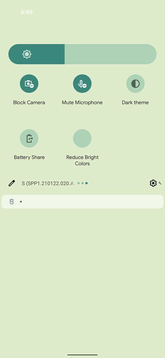 This is our first look at Android 12's wallpaperbased theming system