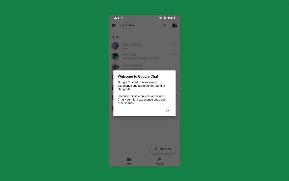 Google Chat Hangouts Preview