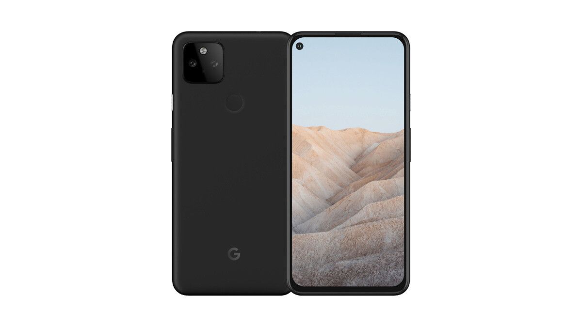 Google Pixel 5a black dual camera bump