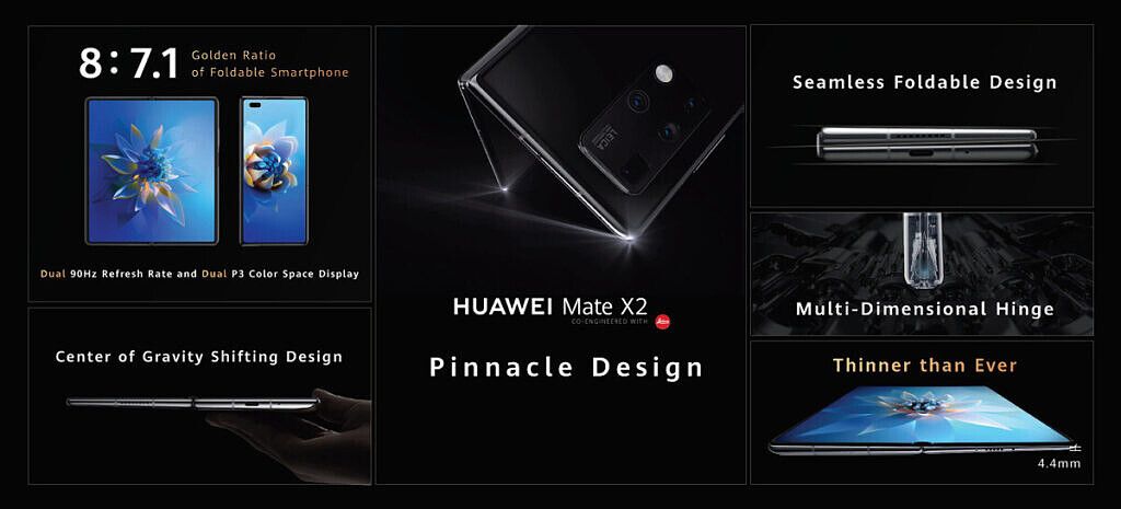 Huawei Mate X2 hinge