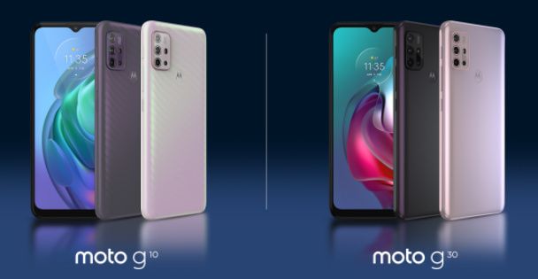 Moto G30 and Moto G10 featured