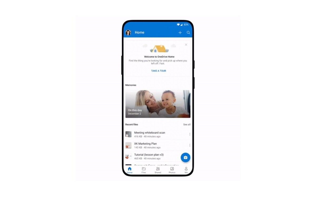 OneDrive on Android gets a new home screen and 8K video support