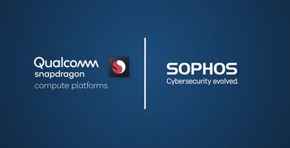 Qualcomm Snapdragon compute platforms and Sophos logos