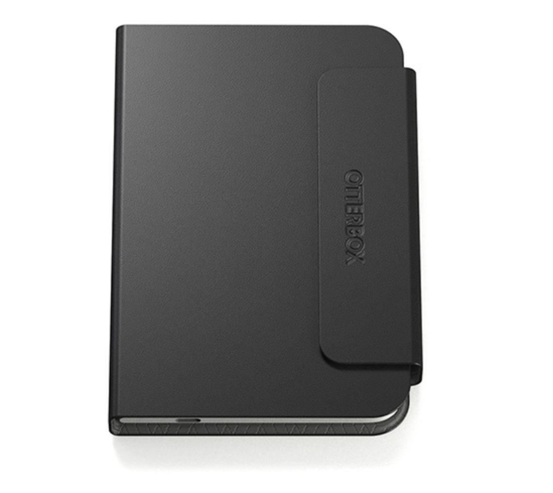 The OtterBox Theorem Series is a folio-style case made out of high-quality and durable materials. The case provides scratch and scrape resistance for the Surface Duo. What’s more, it offers an interior adhesive pad to stop the device from moving inside the case, different stand angles, a card and Surface Pen holder, and compatibility with the Surface Duo Bumper.