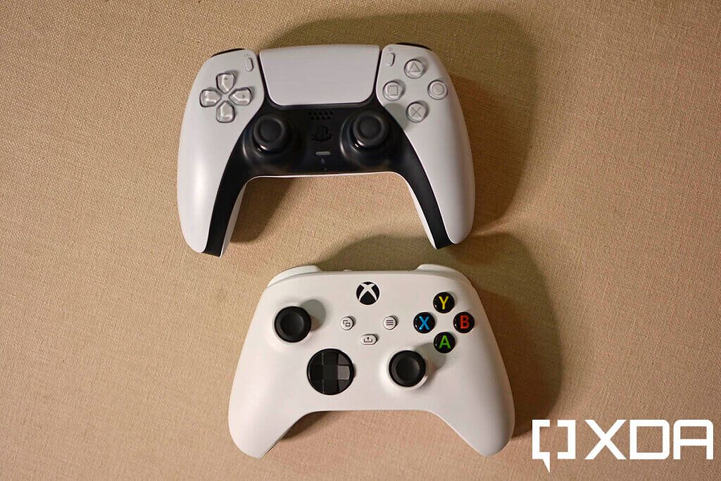 Sony DualSense wireless controller vs Xbox wireless controller