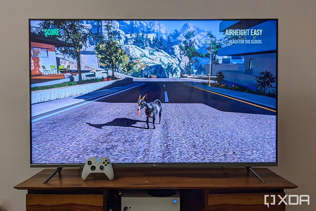 Xiaomi Mi QLED TV 4K 55 inch xbox goat simulator
