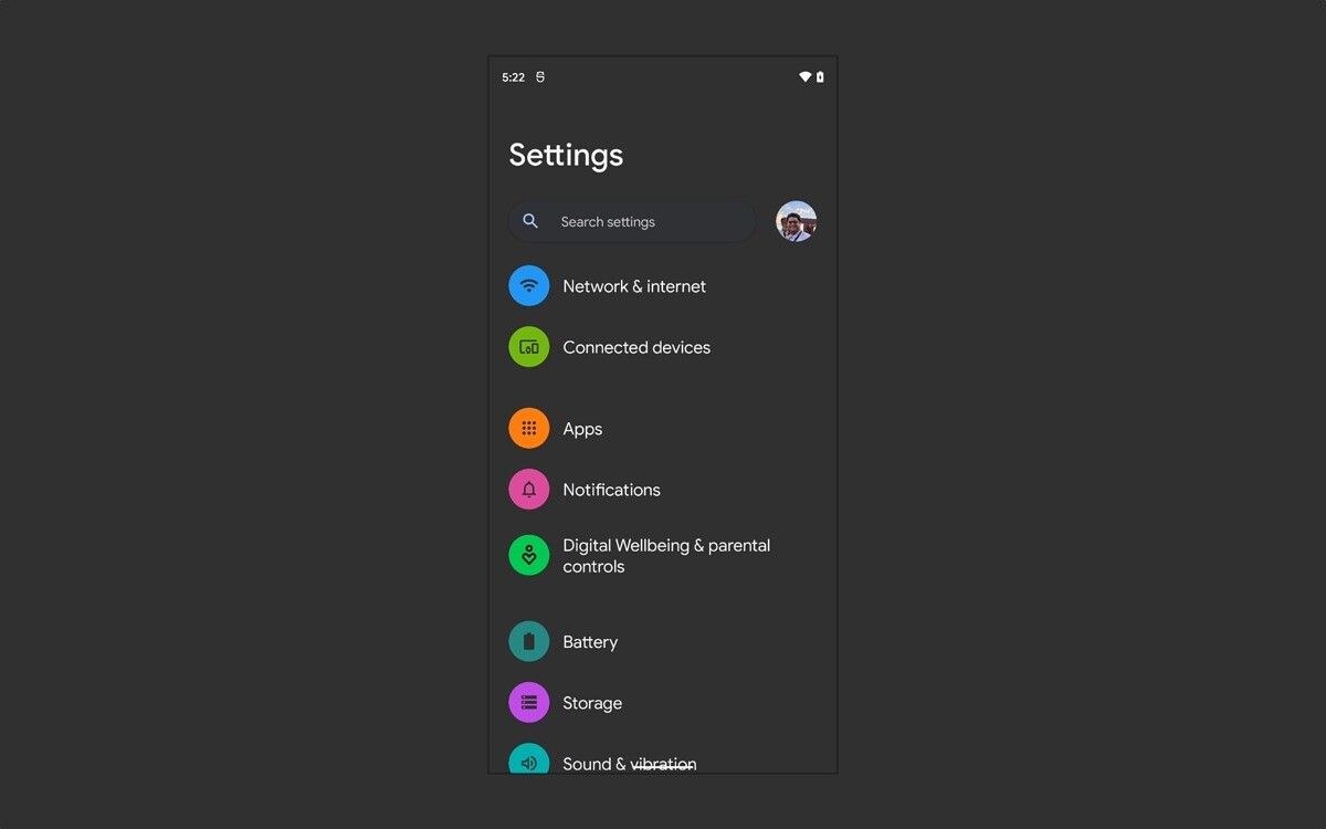 Android 12 developer preview 2 dark theme