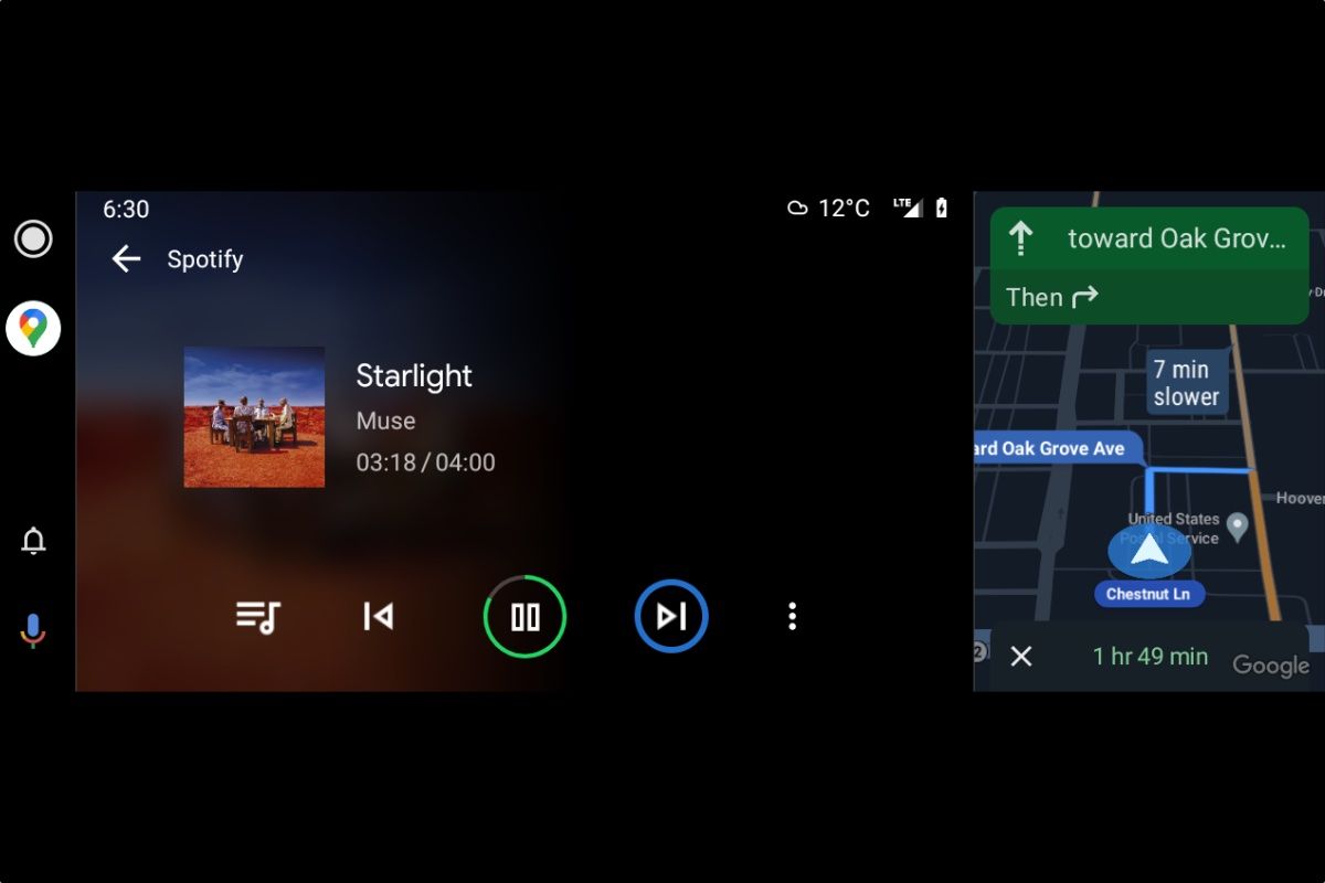 Android Auto receives split-screen support on wide-screen head units