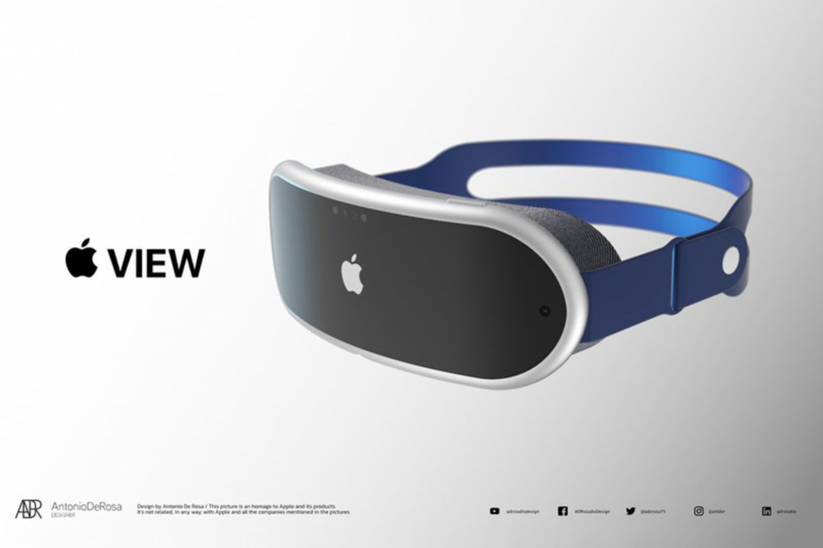 Apple mixed reality headset concept