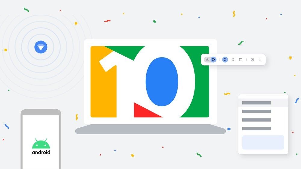 Chrome OS 10th anniversary featured