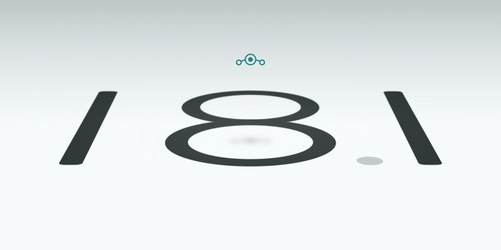 LineageOS 18.1 logo on white background