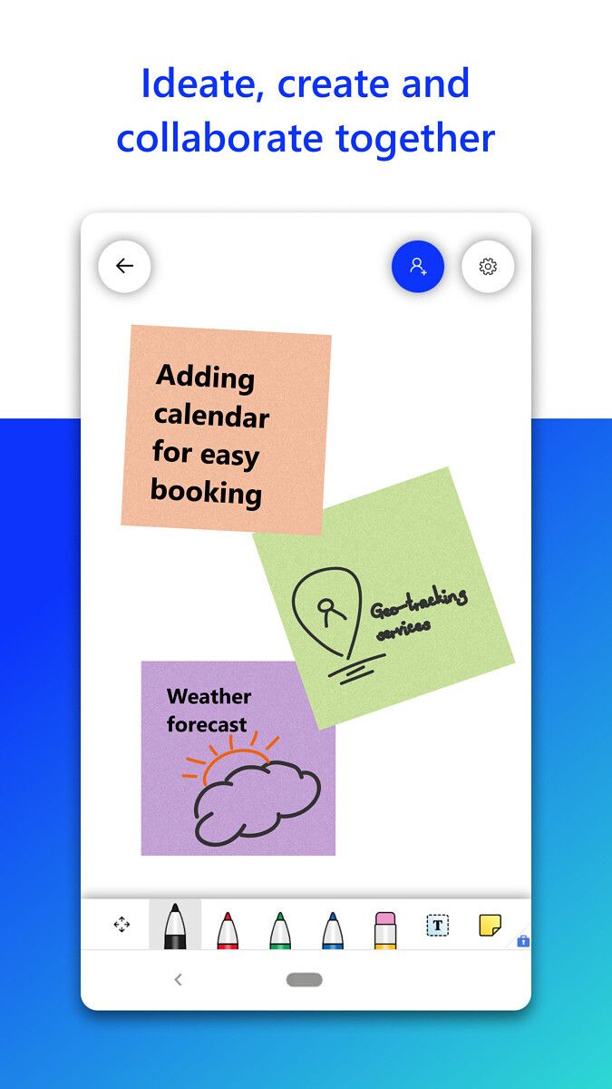 Microsoft Whiteboard is now available on the Google Play Store